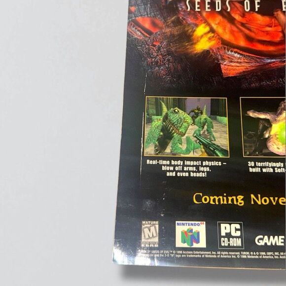 Nintendo Power Magazine Volume 114 Legend of Zelda with Superman Poster Nov. 98 - Picture 15 of 15